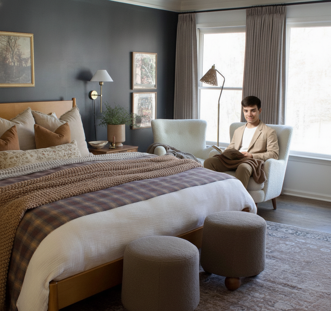29+ Moody Bedrooms With A Dark & Cozy Aesthetic [2024] - Place Me Result