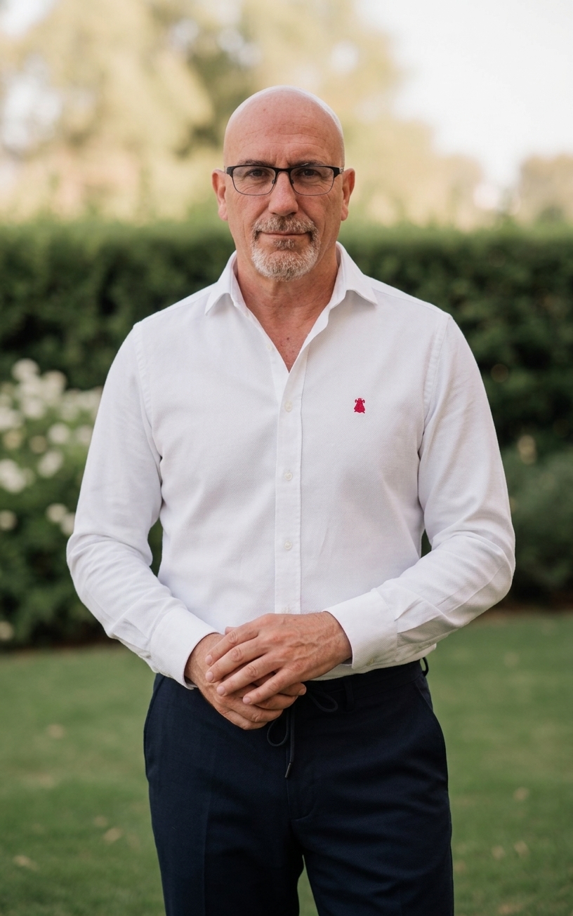 Camisa Blanca Nido de Abeja Capote Rosa Hombre - Virtual Try-On Result